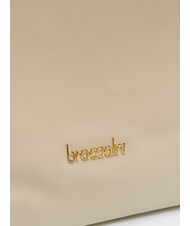 BRACCIALINI NAOMI Bolso de hombro de piel beige - Bolsos Mujer - 3