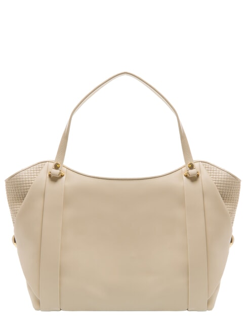 NAOMI Bolso de hombro de piel beige - Bolsos Mujer