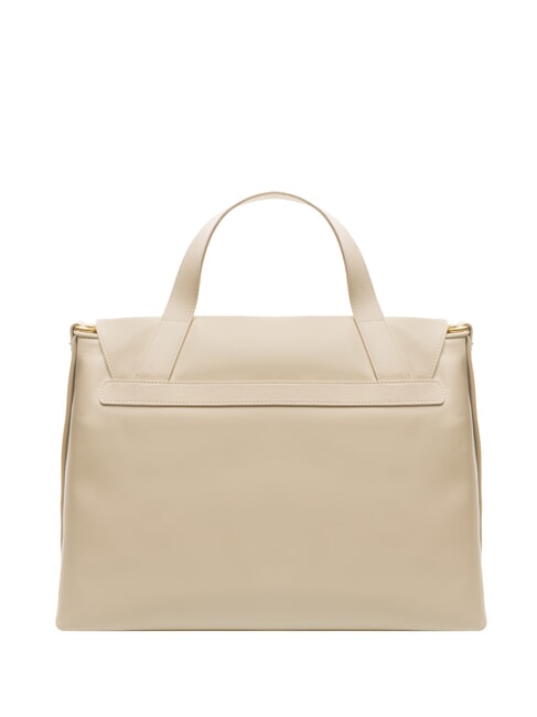 NAOMI Bolso de cuero tipo cartera beige - Bolsos Mujer