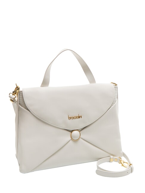 NAOMI Bolso de cuero tipo cartera blanco - Bolsos Mujer