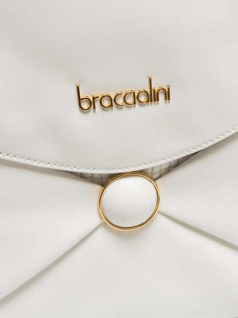 NAOMI Bolso de cuero tipo cartera blanco - Bolsos Mujer