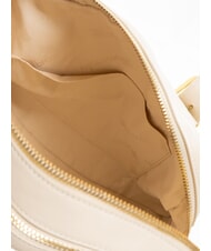 BRACCIALINI NORA Bolso bandolera de piel con hebillas beige - Bolsos Mujer - 5