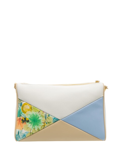 NICOLE Bolso de hombro de piel con patchwork multi - Bolsos Mujer