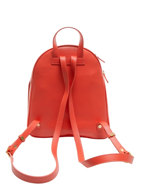 NAOMI Mochila redonda de cuero rojo - Bolsos Mujer
