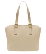 BRACCIALINI HELLEN Bolsa de compras de cuero beige - Bolsos Mujer - 4