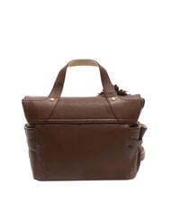 BRACCIALINI SOFIA Bolso de piel con flor marrón - Bolsos Mujer - 5