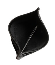 BRACCIALINI BASIC Tarjetero de piel con logo met&aacute;lico negro - Carteras Mujer - 3