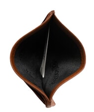 BRACCIALINI BASIC Tarjetero de cuero marr&oacute;n - Carteras Mujer - 3