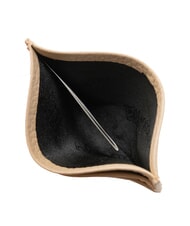 BRACCIALINI BASIC Tarjetero de cuero beige - Carteras Mujer - 3