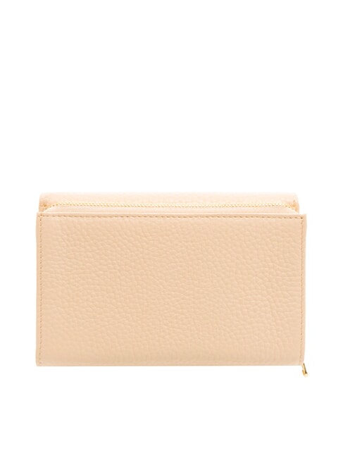 BASIC Cartera mediana de cuero beige - Carteras Mujer