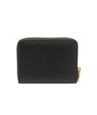 BRACCIALINI BASIC Cartera pequeña de cuero con cremallera negro - Carteras Mujer - 3