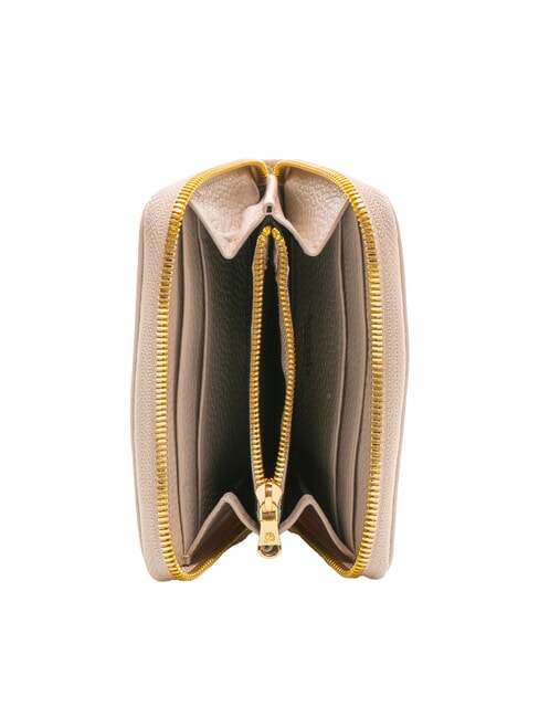 BASIC Cartera peque&ntilde;a de cuero con cremallera polvos - Carteras Mujer