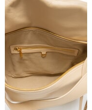 BORBONESE NUEVE  Bolso de hombro, de piel arena - Bolsos Mujer - 4