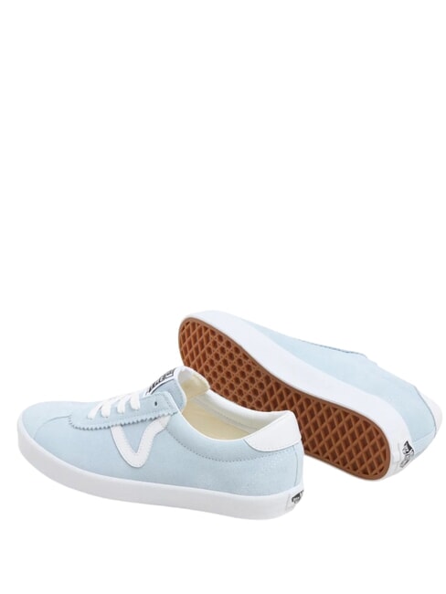 SPORT LOW  Zapatillas de cuero azul bebé/blanco - Zapatos unisex