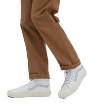 VANS SK8-HI  Zapatillas de cuero cuero premium azul halógeno - Zapatos unisex - 4