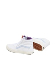 VANS SK8-HI  Zapatillas de cuero cuero premium azul hal&oacute;geno - Zapatos unisex - 3