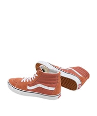VANS SK8-HI  Zapatillas de cuero teoría del color castaño rojizo - Zapatos unisex - 3
