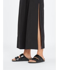 BIRKENSTOCK UJI Sandalia tipo zapatilla de cuero negro - Zapatos Mujer - 7