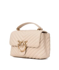 PINKO LOVE LADY PUFF Mini bolso de mano, con bandolera beige-gris ahumado-oro antiguo - Bolsos Mujer - 2