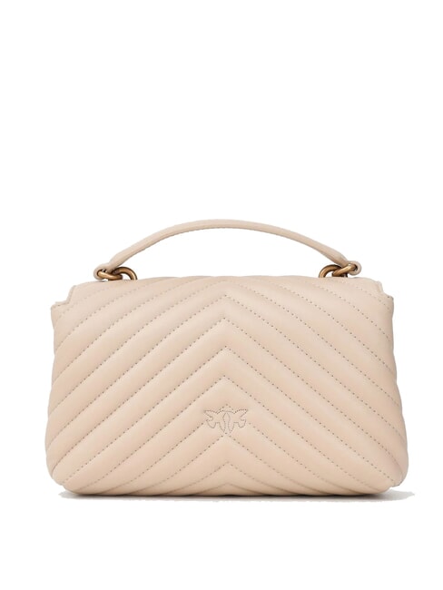 LOVE LADY PUFF Mini bolso de mano, con bandolera beige-gris ahumado-oro antiguo - Bolsos Mujer
