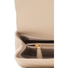 PINKO LOVE LADY PUFF Mini bolso de mano, con bandolera beige-gris ahumado-oro antiguo - Bolsos Mujer - 4
