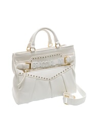 BRACCIALINI GISELLE Bolso de mano con logotipo de metal blanco - Bolsos Mujer - 2