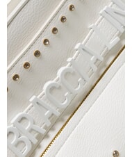 BRACCIALINI GISELLE Bolso de mano con logotipo de metal blanco - Bolsos Mujer - 3