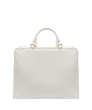 BRACCIALINI GISELLE Bolso de mano con logotipo de metal blanco - Bolsos Mujer - 4