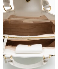 BRACCIALINI GISELLE Bolso de mano con logotipo de metal blanco - Bolsos Mujer - 5