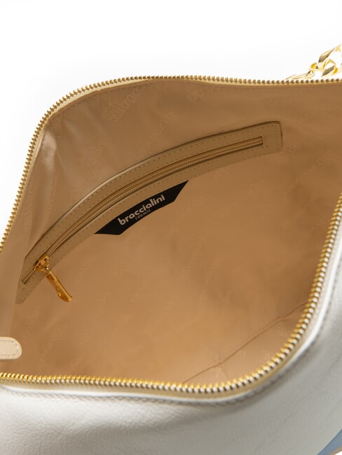 NICOLE Bolso tipo cartera de piel con patchwork multi - Bolsos Mujer