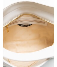 BRACCIALINI GRETA Bolso de cuero tipo cartera blanco - Bolsos Mujer - 3