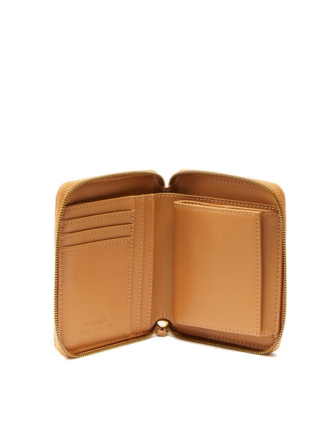 TAYLOR Quilted Cartera con cremallera alrededor turrón-oro antiguo - Carteras Mujer