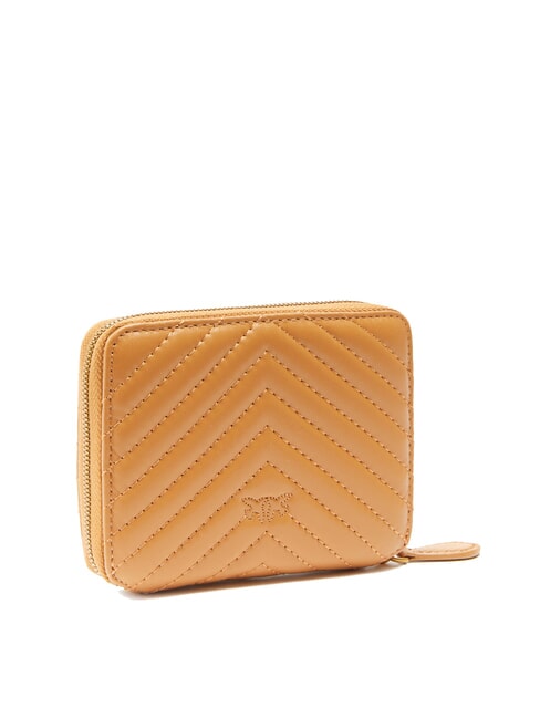 TAYLOR Quilted Cartera con cremallera alrededor turrón-oro antiguo - Carteras Mujer