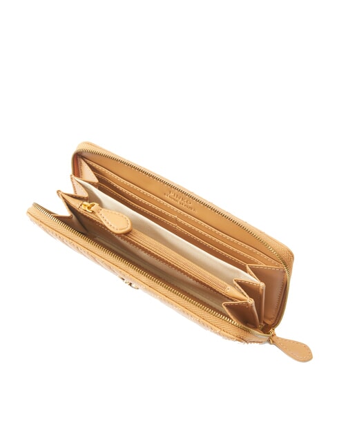 RYDER Billetera de cuero turrón-oro antiguo - Carteras Mujer