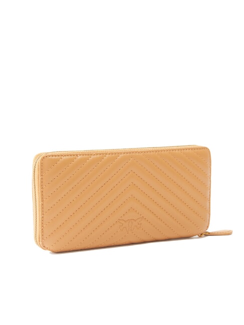 RYDER Billetera de cuero turrón-oro antiguo - Carteras Mujer