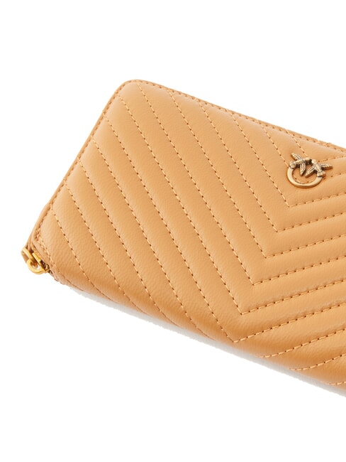 RYDER Billetera de cuero turrón-oro antiguo - Carteras Mujer