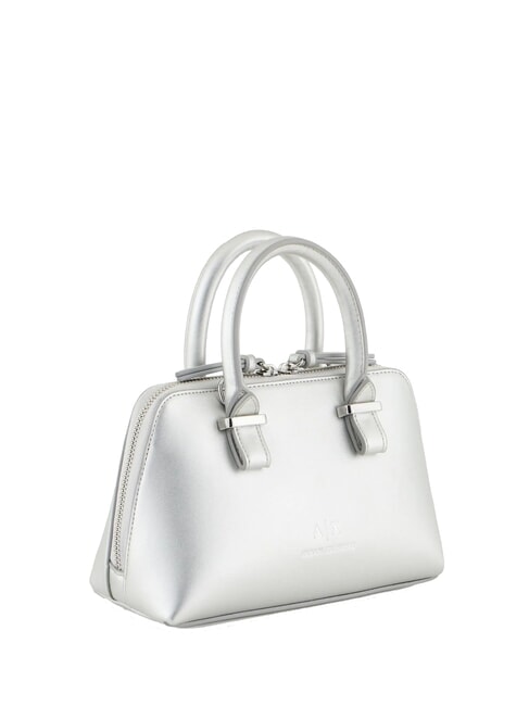 MEGAN Bolso de mano, con bandolera plata - Bolsos Mujer