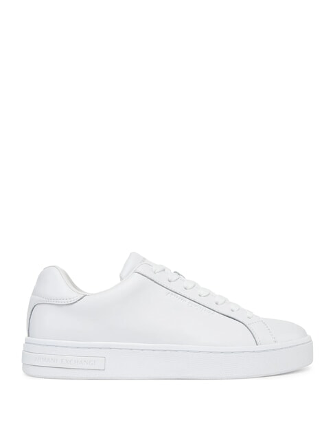 A|X COURTSIDE Zapatillas de cuero blanco brillante - Zapatos Hombre