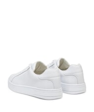 ARMANI EXCHANGE A|X COURTSIDE Zapatillas de cuero blanco brillante - Zapatos Hombre - 4