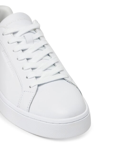 A|X COURTSIDE Zapatillas de cuero blanco brillante - Zapatos Hombre