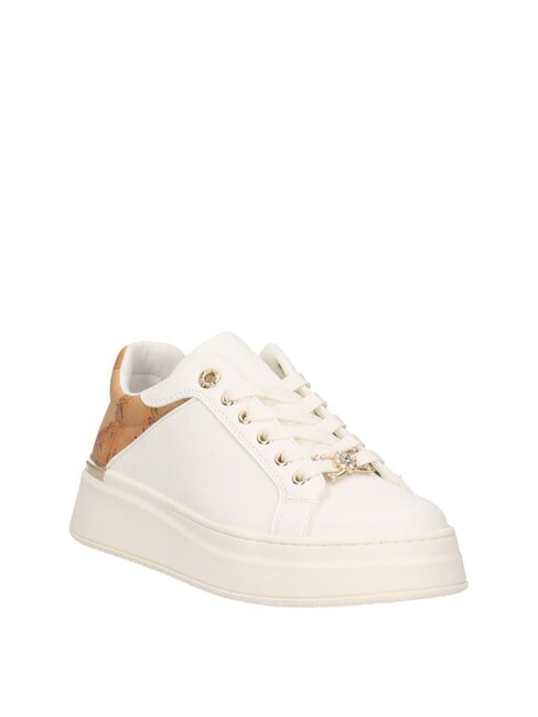 GEO JUNIOR Zapatillas con cordones joya Blanco / Geo Beige - Zapatos Mujer