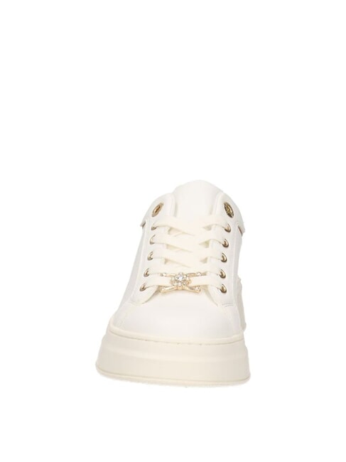 GEO JUNIOR Zapatillas con cordones joya Blanco / Geo Beige - Zapatos Mujer