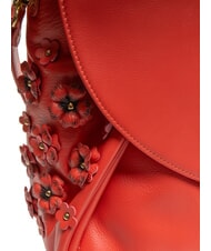 BRACCIALINI SOFIA Bolso de piel con pequeñas flores rojo - Bolsos Mujer - 4