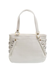 BRACCIALINI SOFIA Bolso bandolera de piel con pequeñas flores blanco - Bolsos Mujer - 4