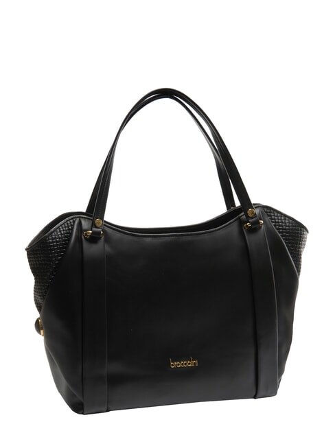 NAOMI Bolso de hombro de piel negro - Bolsos Mujer