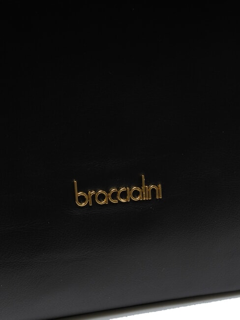 NAOMI Bolso de hombro de piel negro - Bolsos Mujer