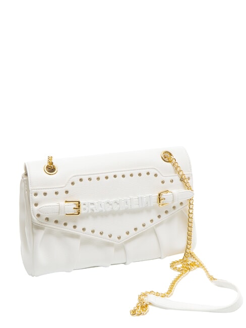 GISELLE Bolso convertible con solapa blanco - Bolsos Mujer