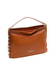 BRACCIALINI NORA Bolso hobo de cuero marrón - Bolsos Mujer - 2