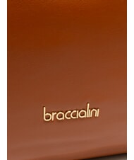 BRACCIALINI NORA Bolso hobo de cuero marrón - Bolsos Mujer - 3