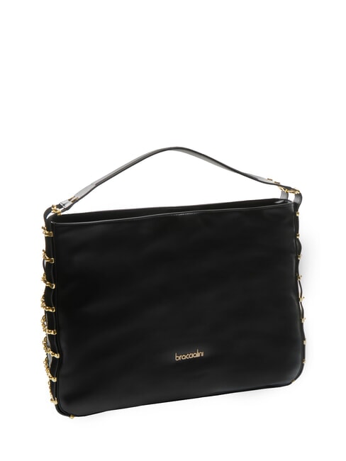 NORA Bolso hobo de cuero negro - Bolsos Mujer